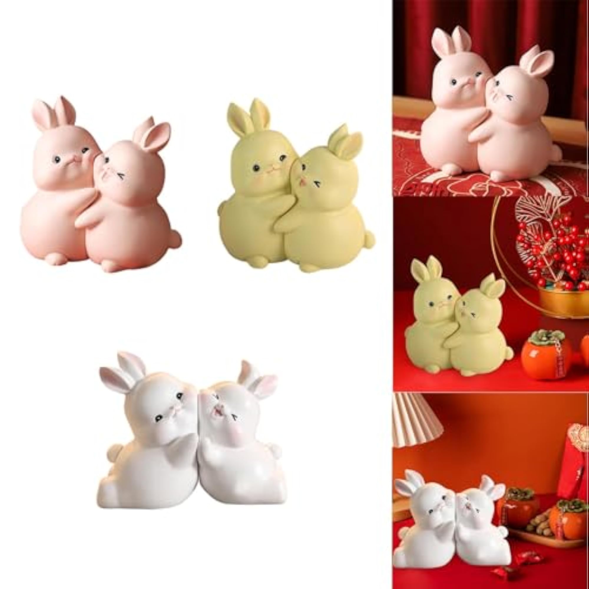 Cute Rabbit Bookends for Kids Rooms